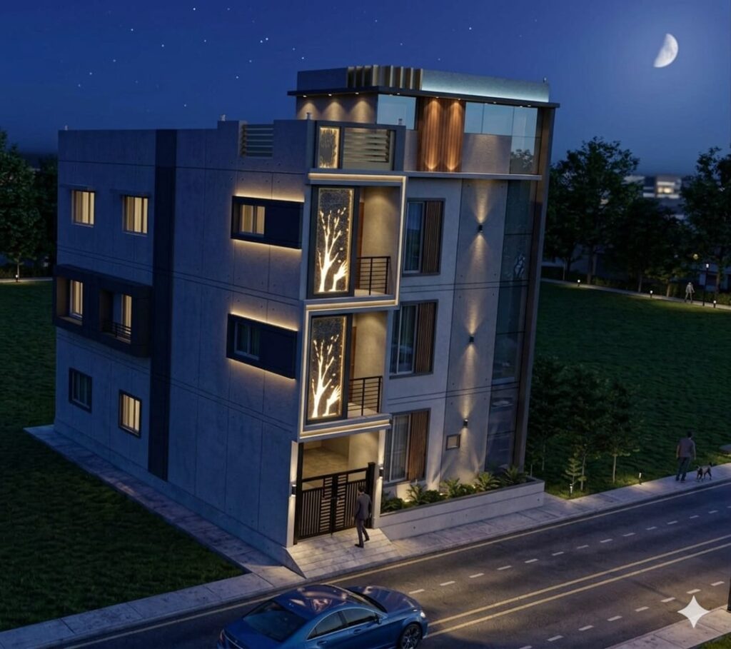 beautiful pmc building in ahmedabad